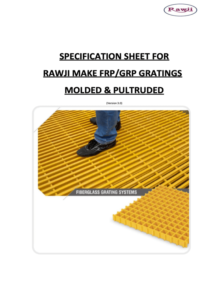 FRP-GRP Grating Catalogue Preview
